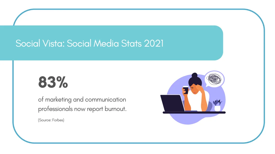 Mindful Social Media Practices | Marketing burnout | Social Vista