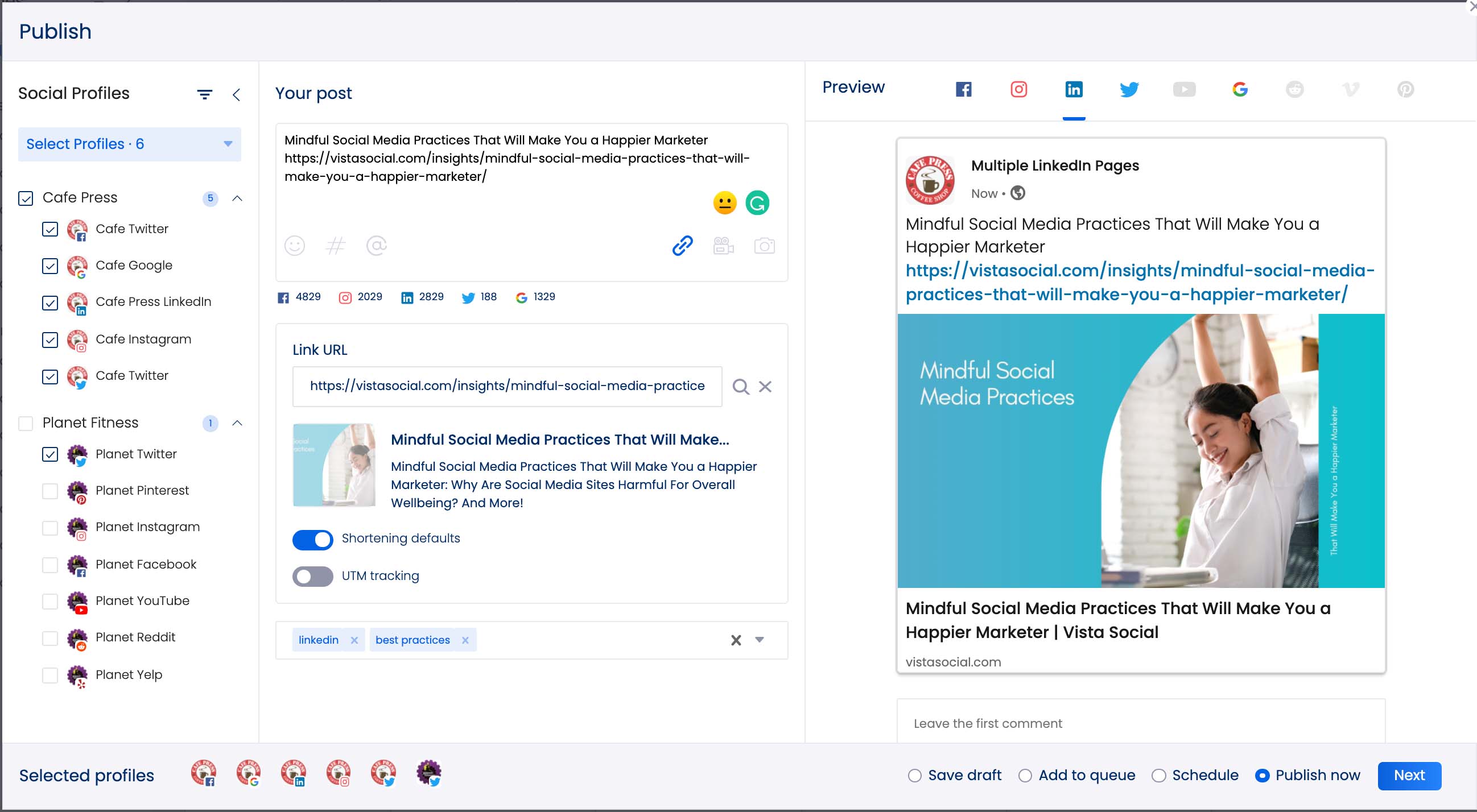 LinkedIn Content Publisher