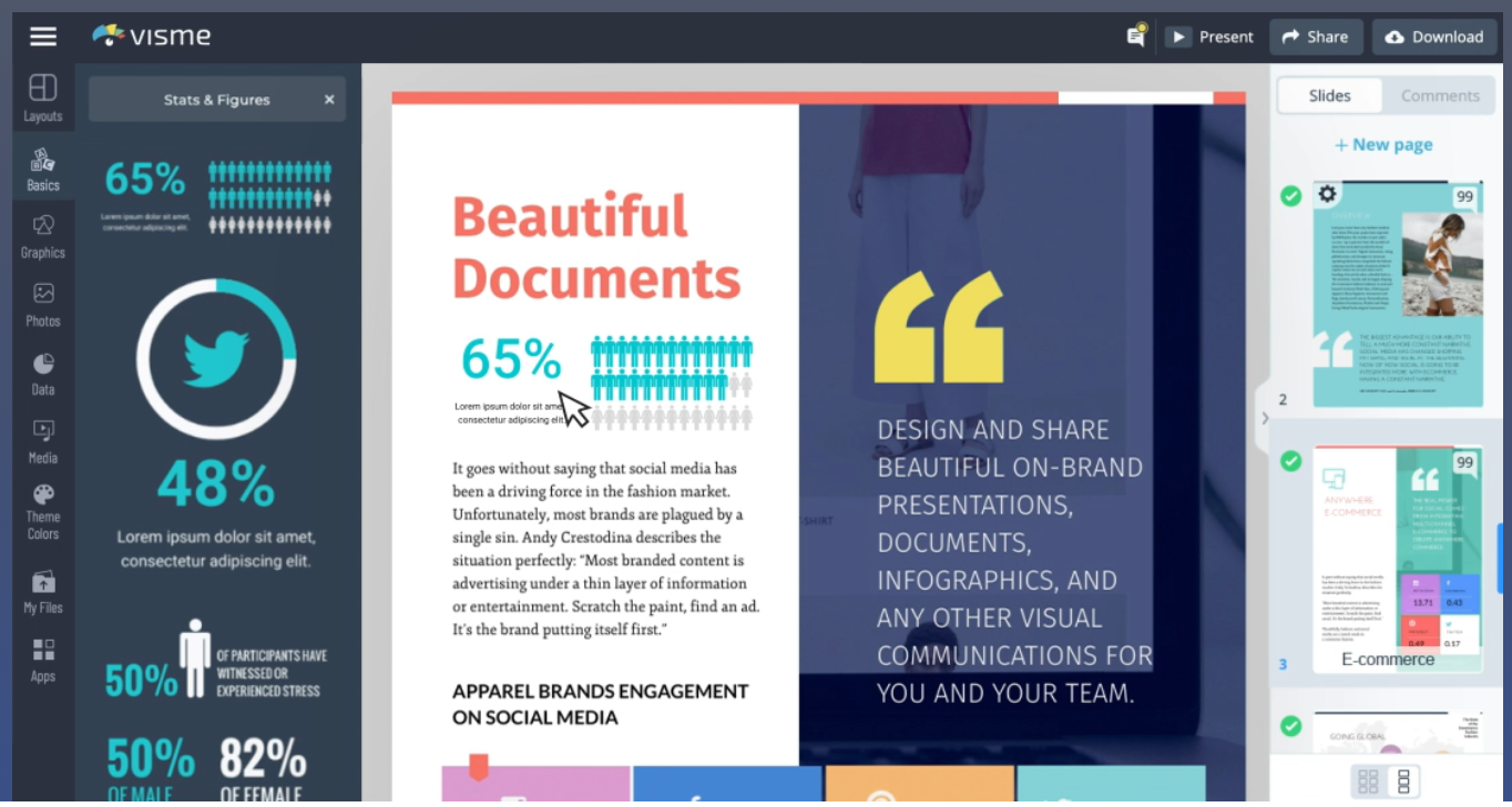 Digital marketing tools - Visme