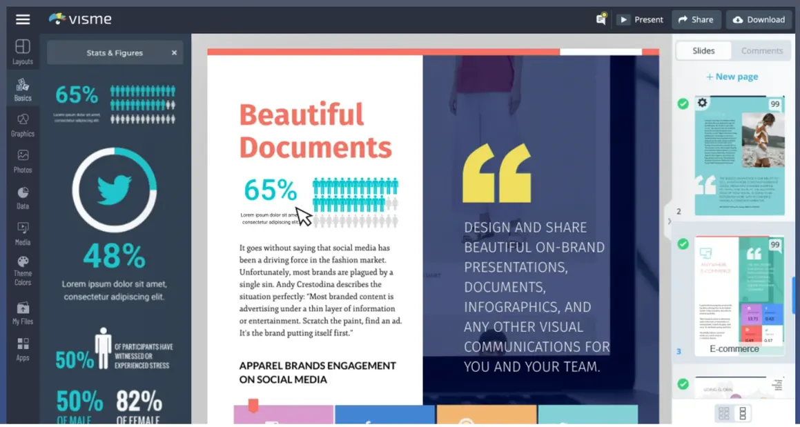 Digital marketing tools - Visme