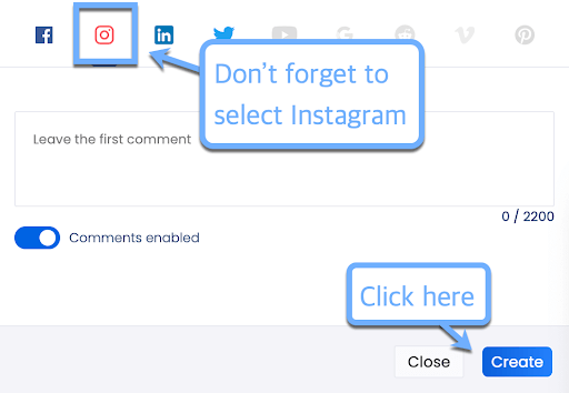 Screenshot of Vista Social's Smart Publisher