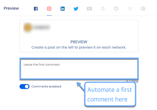 Screenshot of Vista Social's Preview