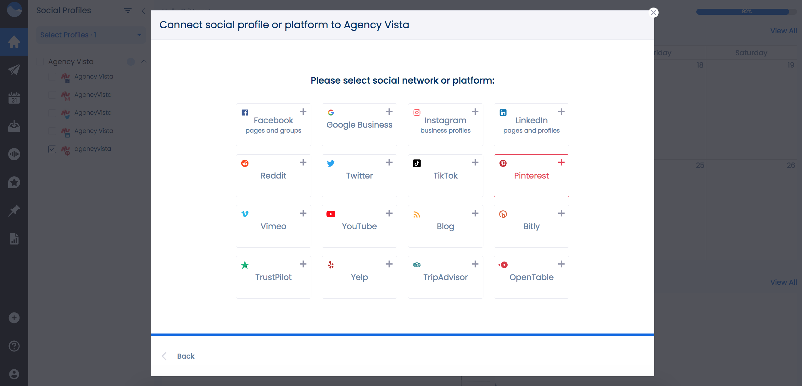 Schedule Videos to Pinterest | Vista Social
