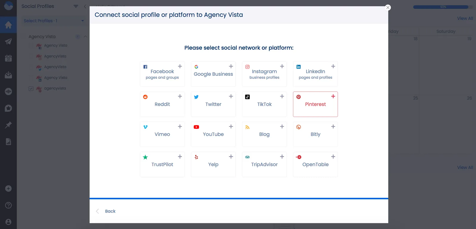 Schedule Videos to Pinterest | Vista Social