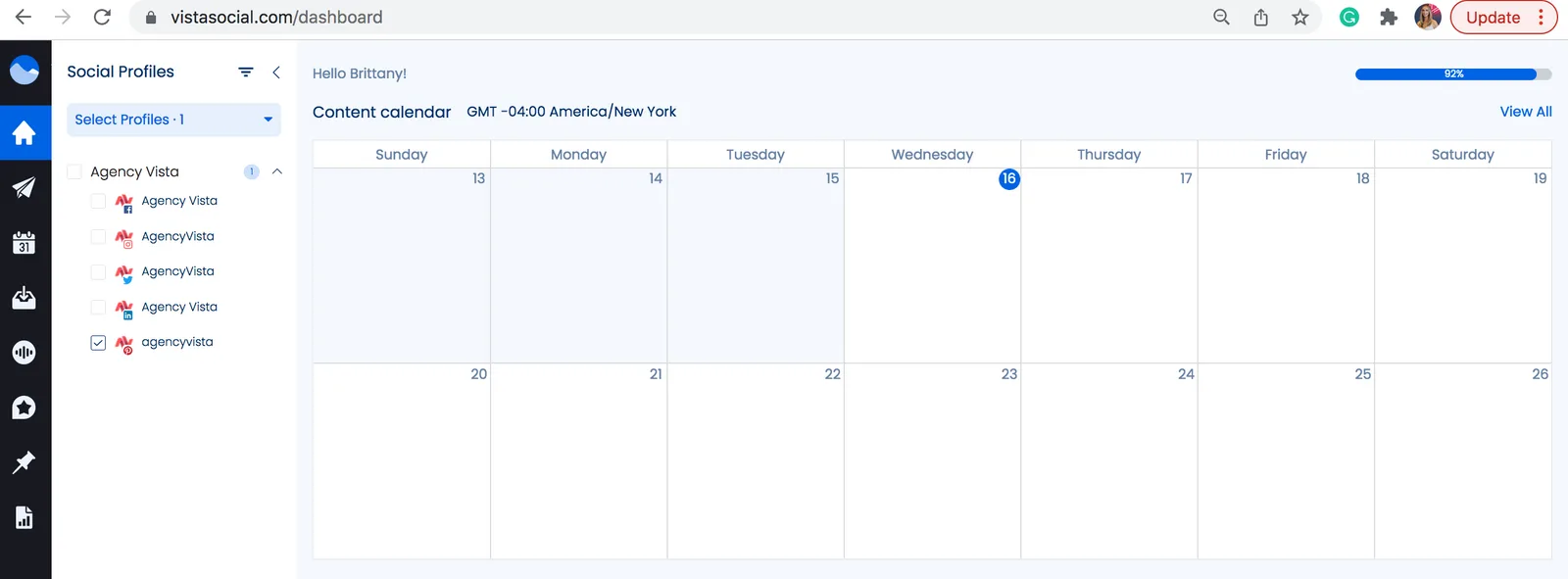 Schedule Videos to Pinterest | Vista Social