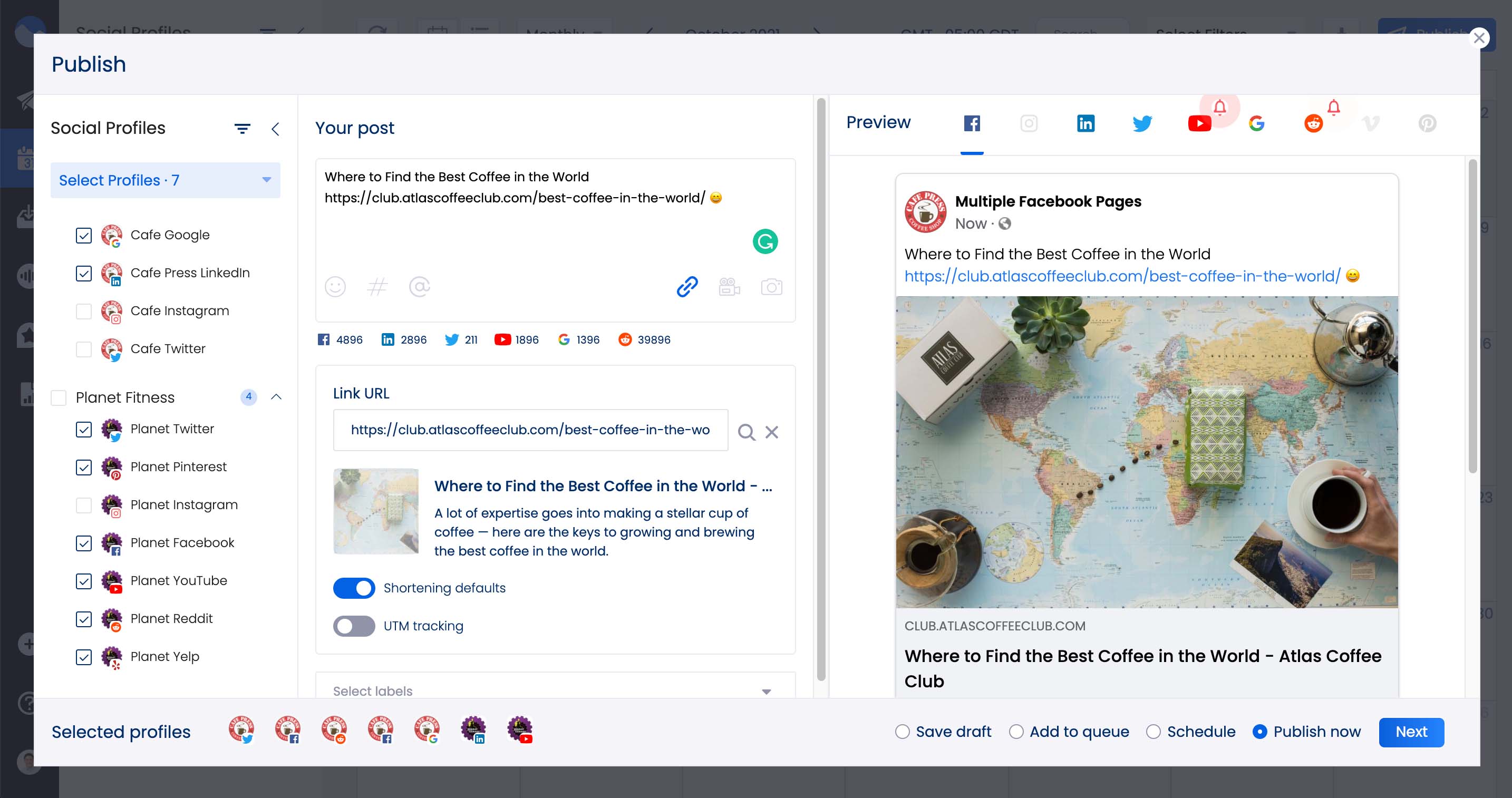 Vista Social - social media scheduler