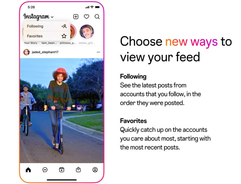 Instagram's chronological Feed | Vista Social
