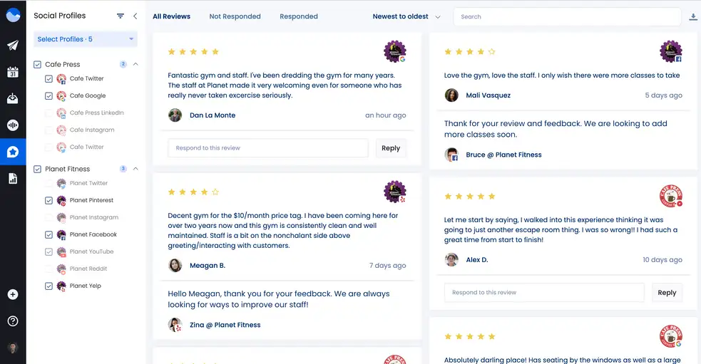 Vista Social - review and reputation management