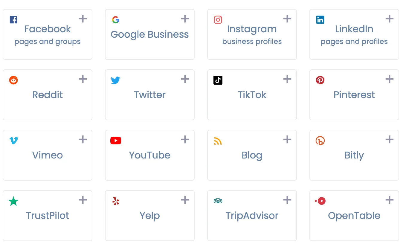 Vista Social - support social networks