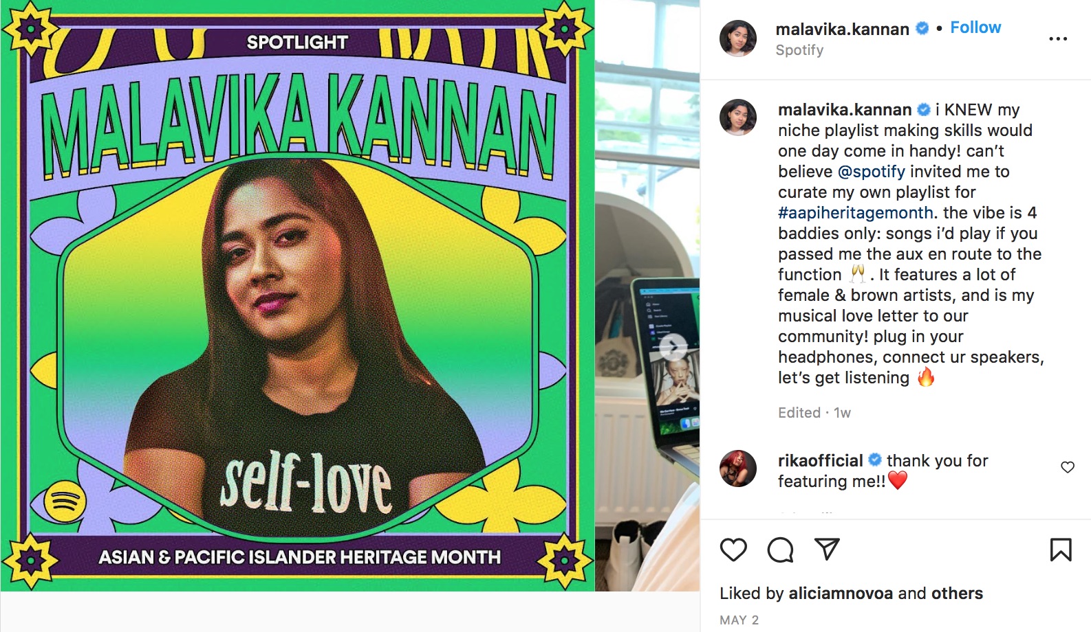 Follow and Learn From AAPI Accounts | Vista Social | Malavika Kannan