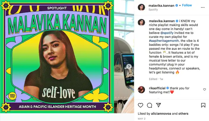 Follow and Learn From AAPI Accounts | Vista Social | Malavika Kannan