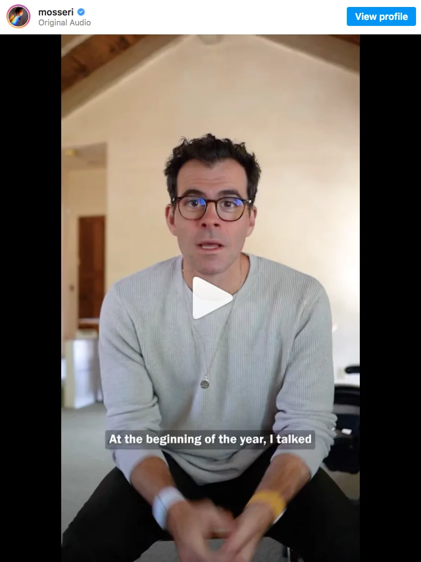 Instagram's new home Feed | Adam Mosseri 