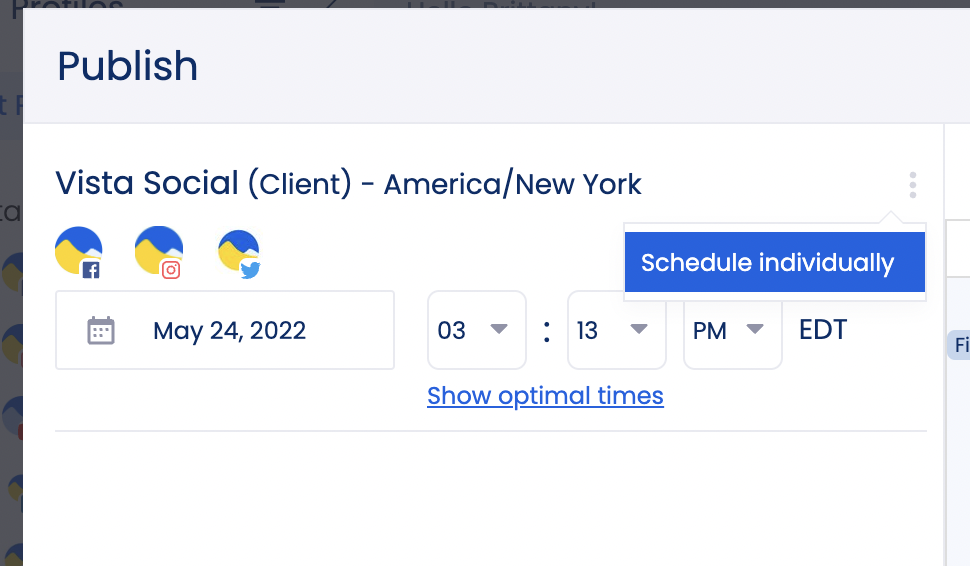 Optimal Time | When to Post on Social Media | Vista Social