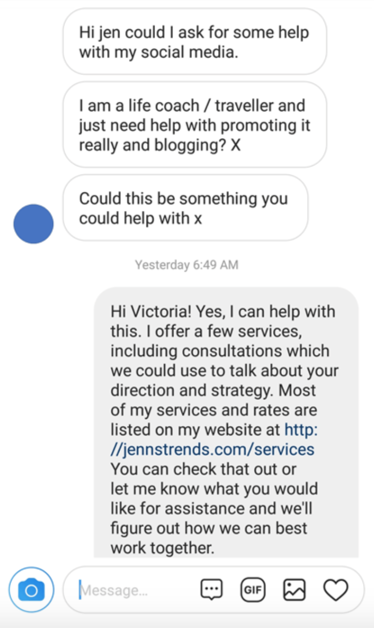 Boost engagement Instagram direct message | Vista Social