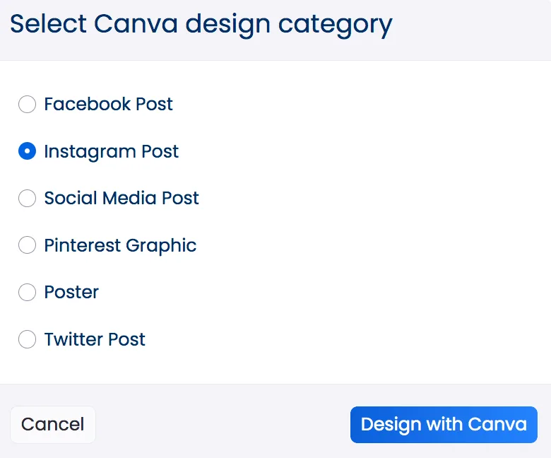 Our Canva Integration: Design and Share Content Instantly in Vista Social