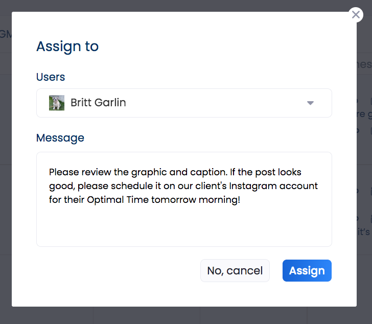 Assign Safeguards in Vista Social
