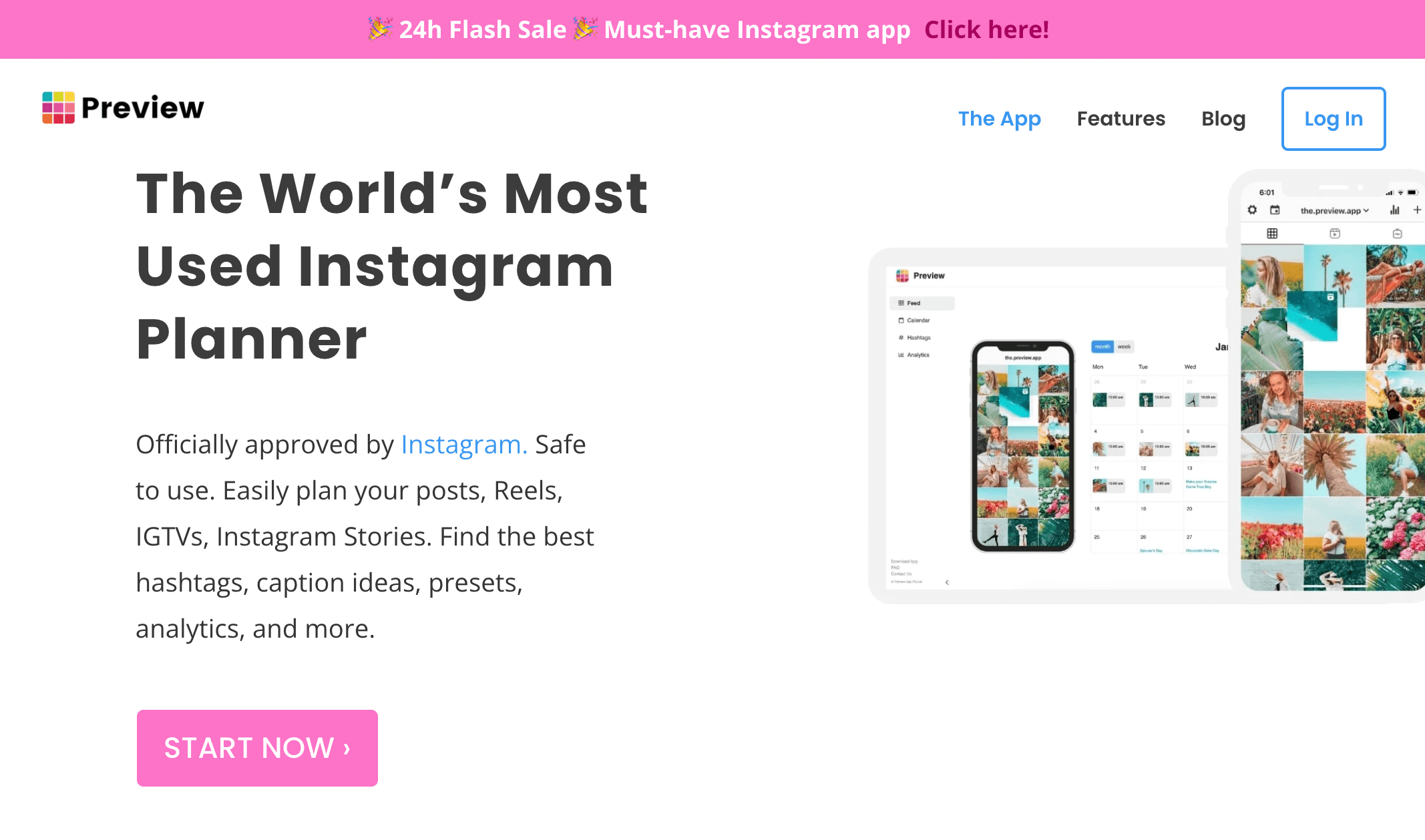 Instagram Marketing Tool: Preview