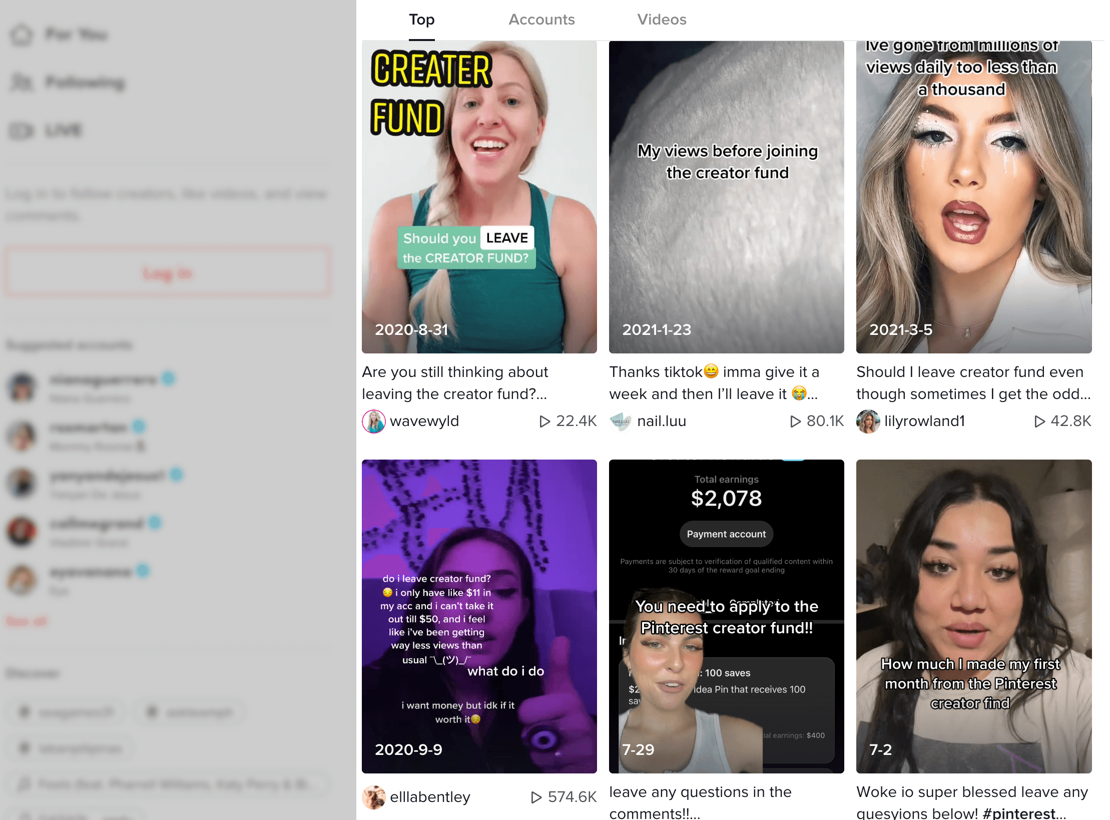 Screenshot from TikTok