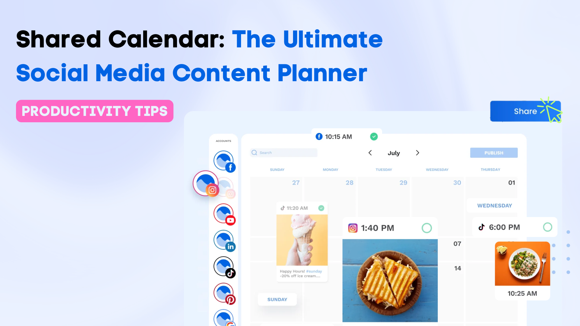 Shared Calendar The Ultimate Social Media Content Planner