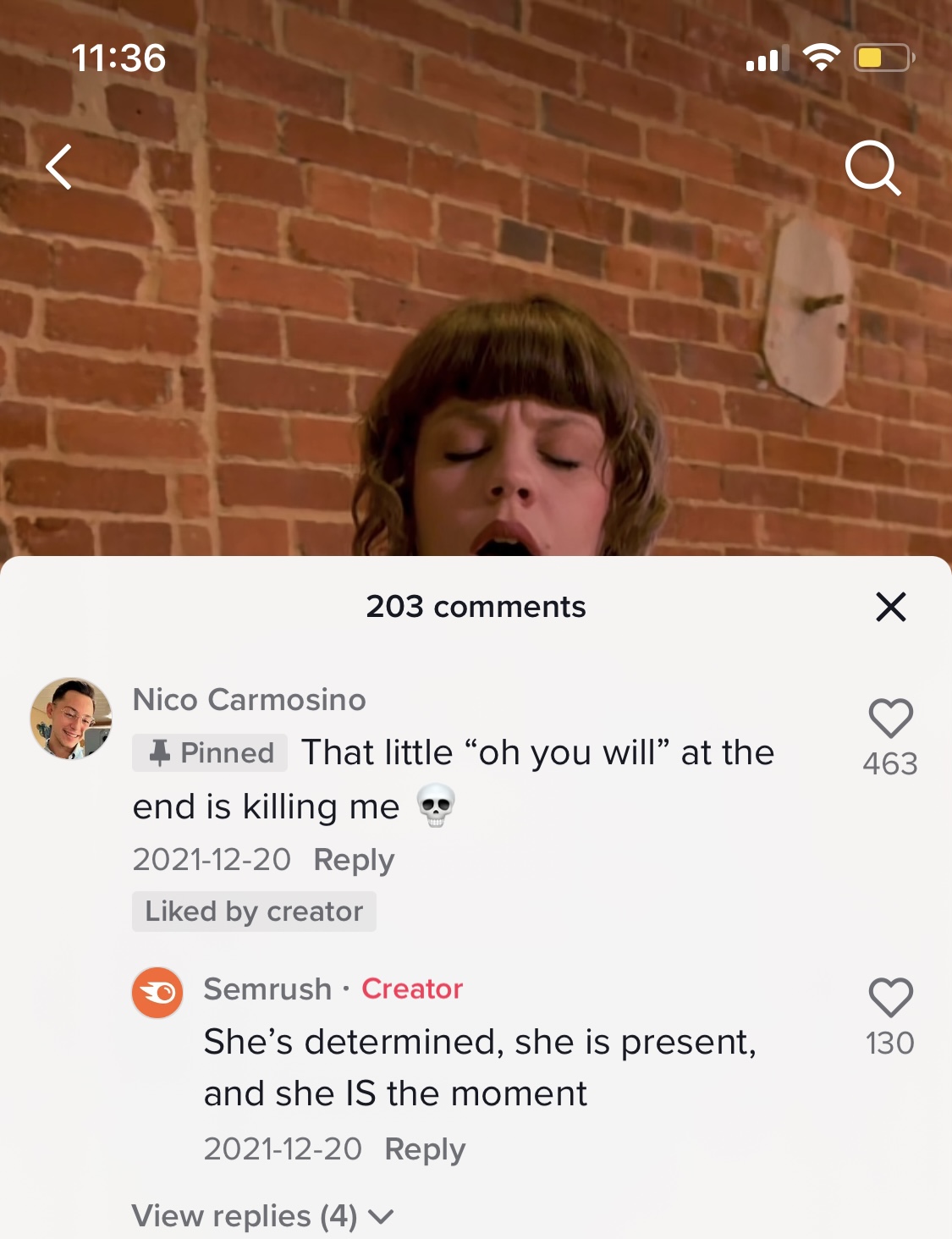 Pinned comment from Semrush | Vista Social
