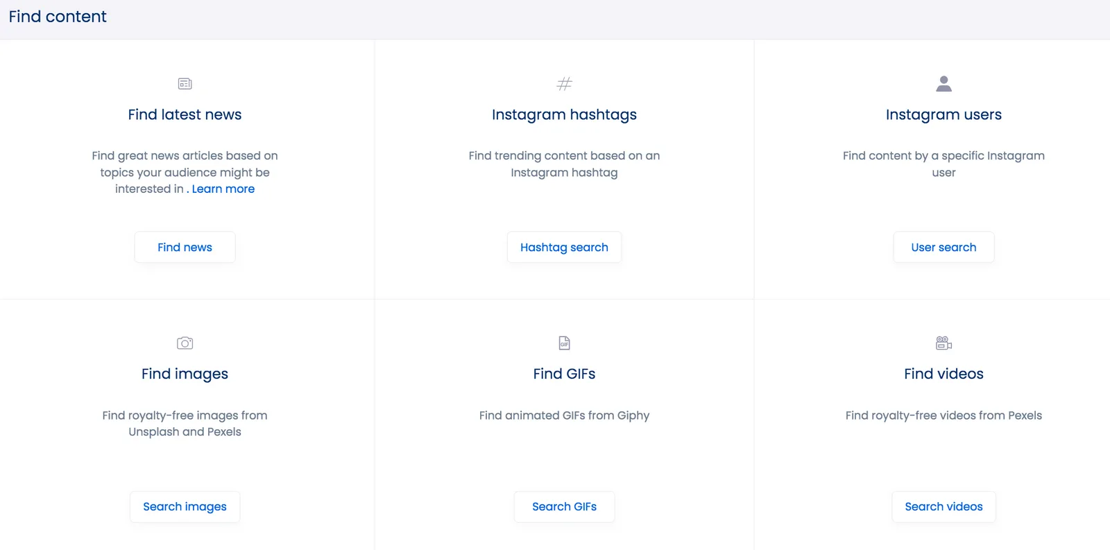 Discover trending content with Vista Social's content discovery tool