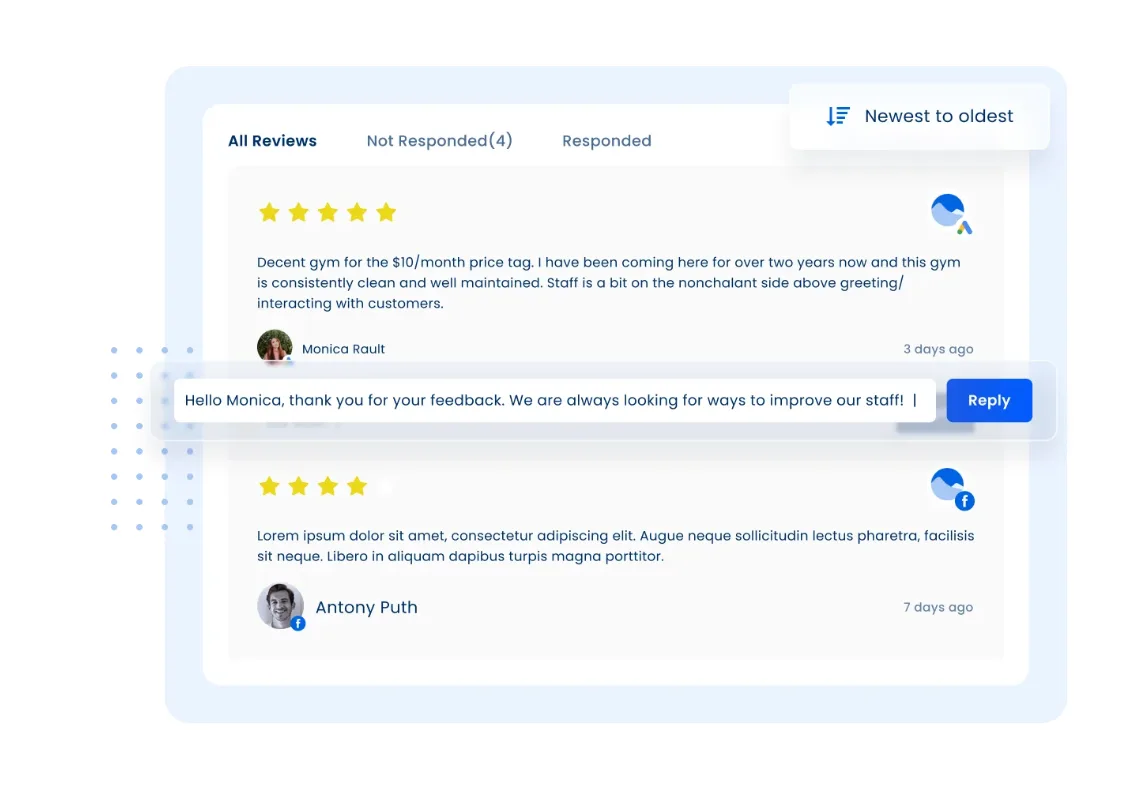 Review Management in Vista Social
