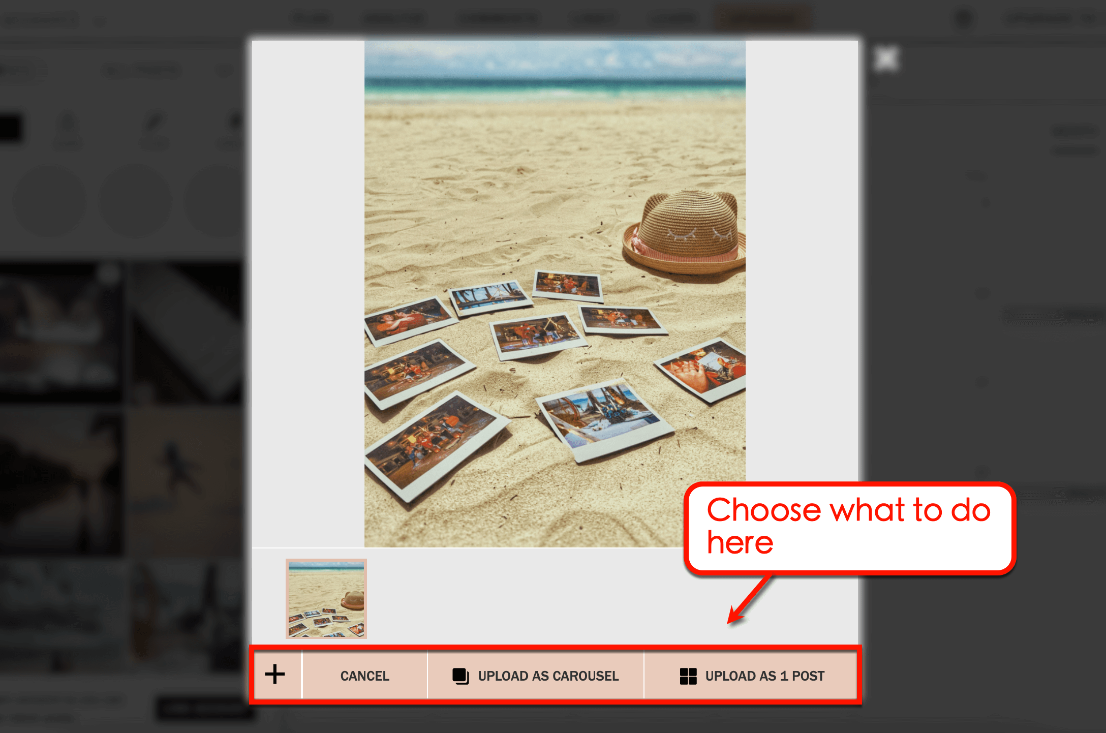 Add more images to your post