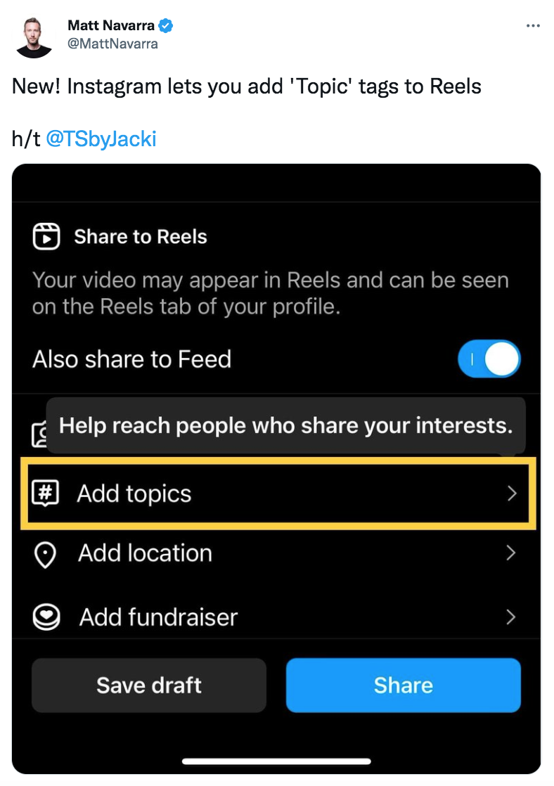 How to Add Topics to Instagram: Everything You Need to Know | Vista Social