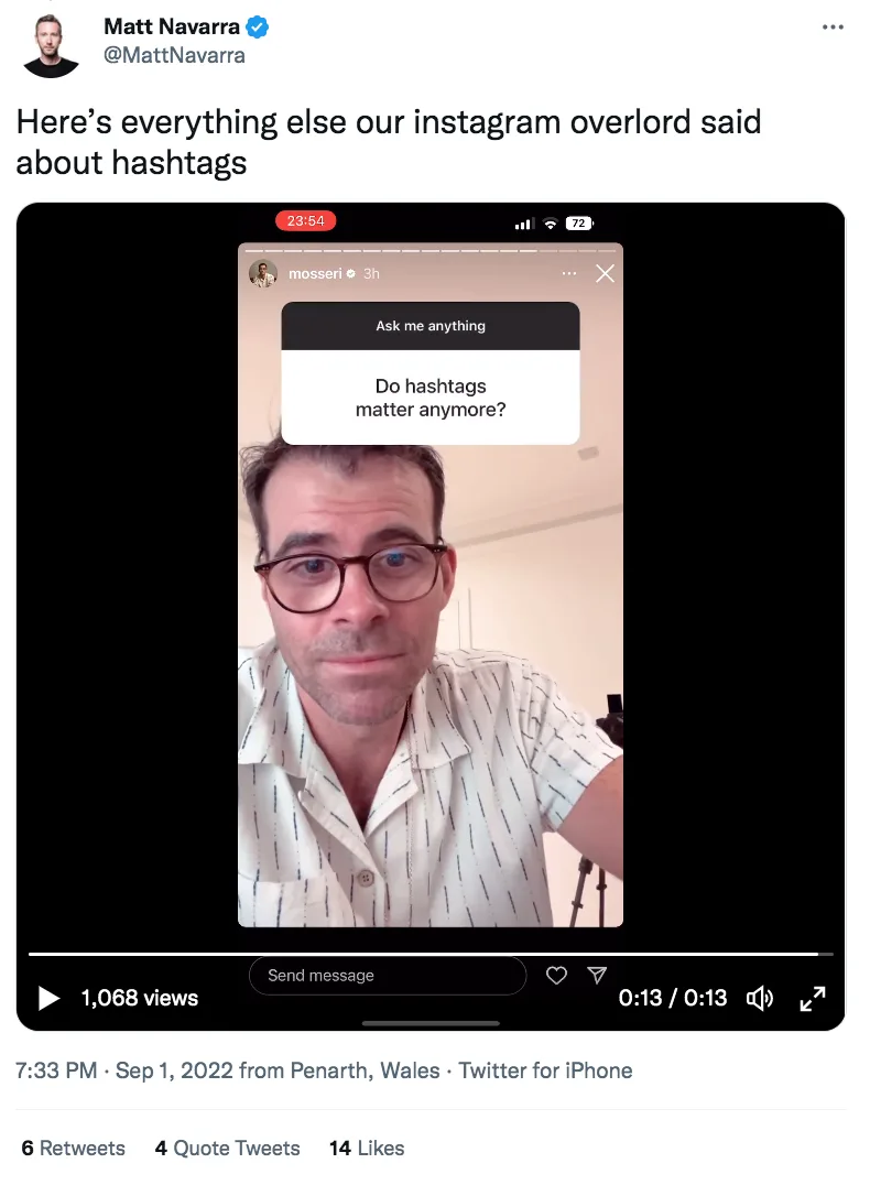 Add Topics to Instagram