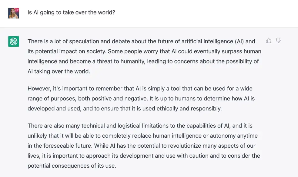 Will AI take over the world? Vista Social