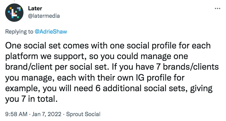 Later alternatives in 2023: social set pricing