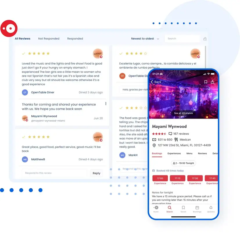 Vista Social OpenTabel Integration