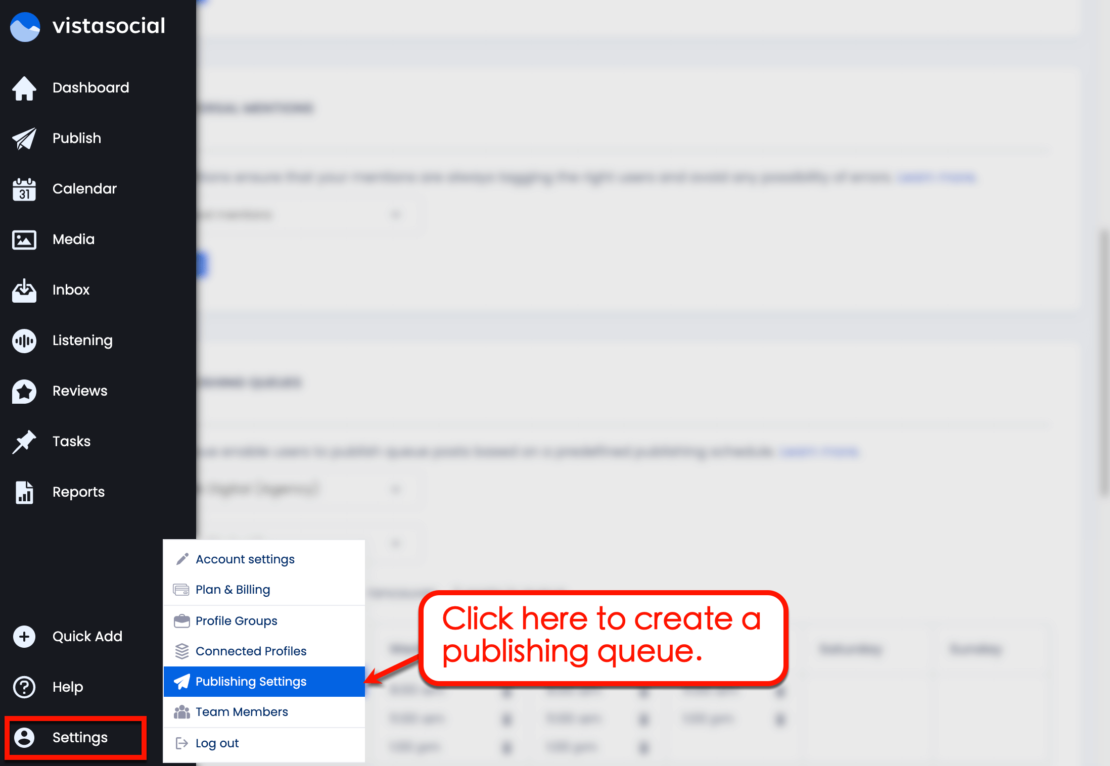 Create a publishing queue.