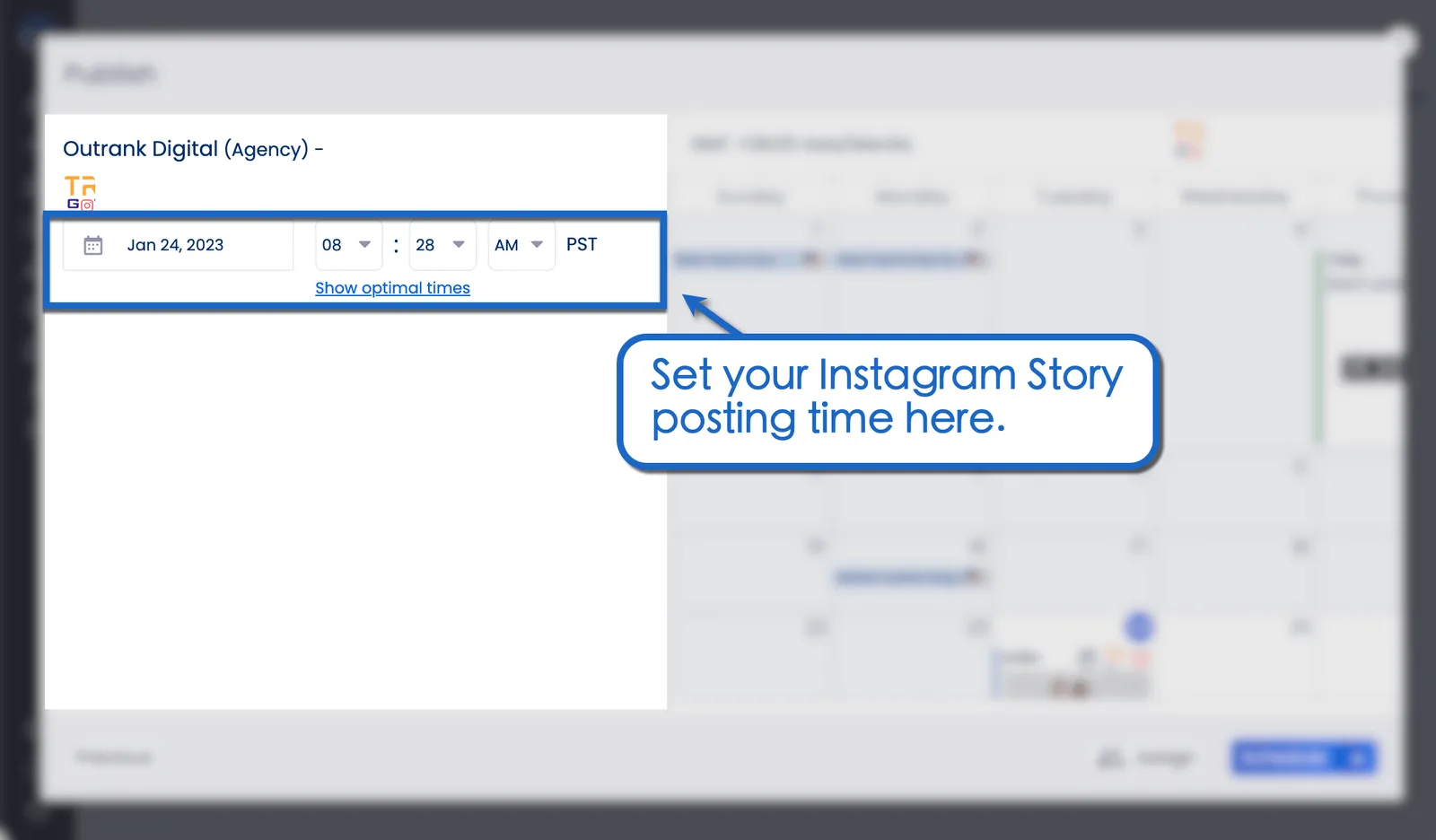 Posting time suggestions.