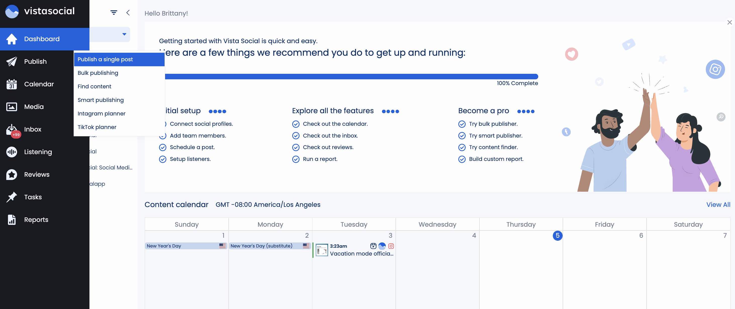 Vista Social publisher