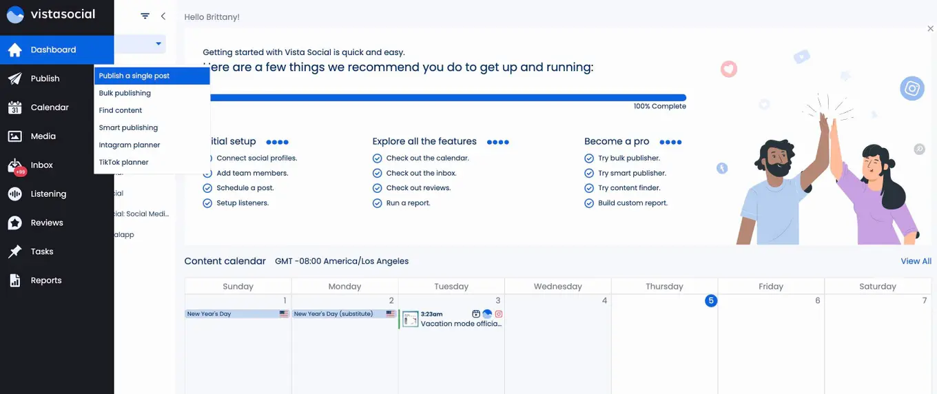 Vista Social publisher