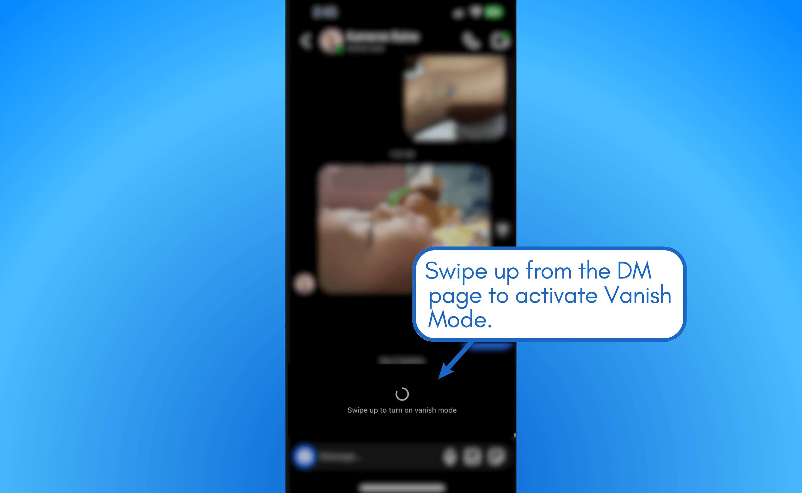 How to activate vanish mode.