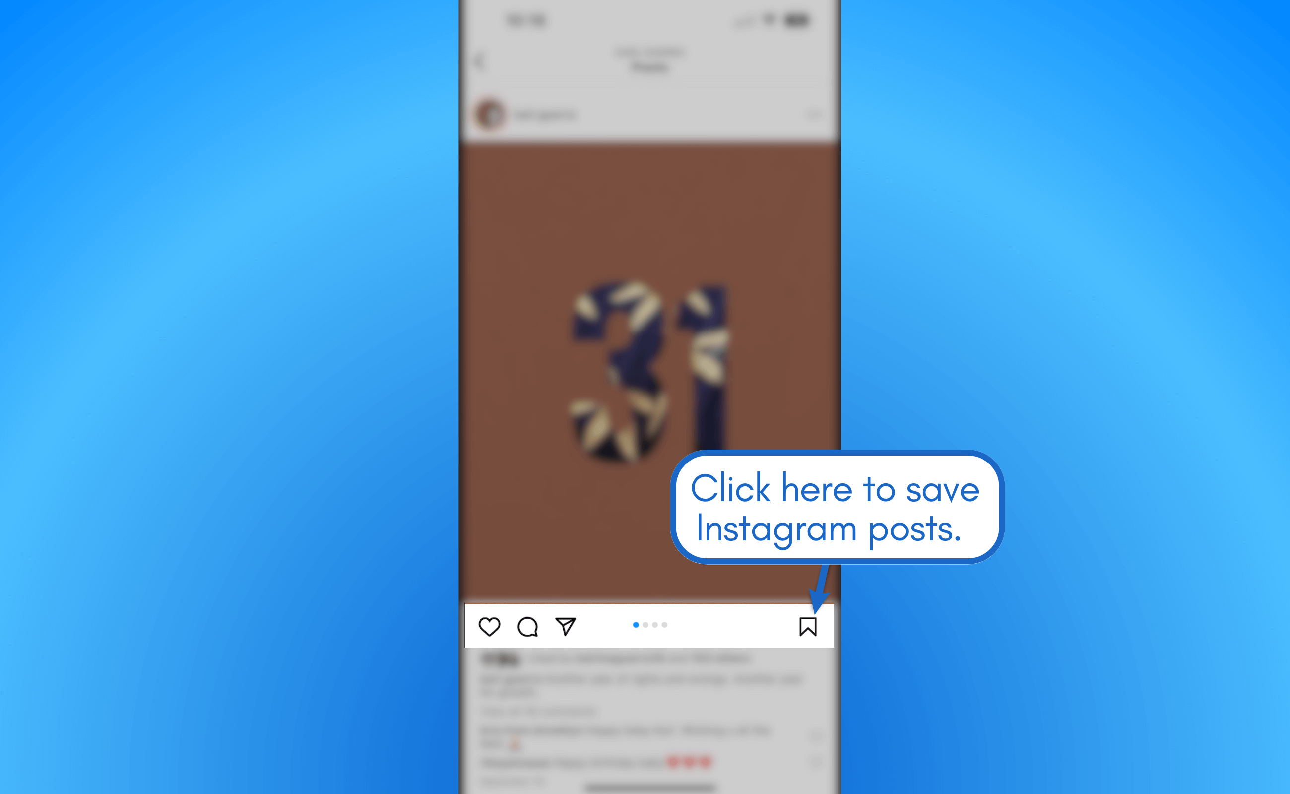 Save Instagram content.