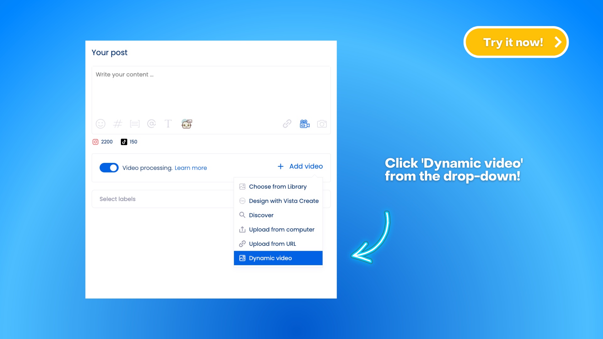Vista Social dynamic video