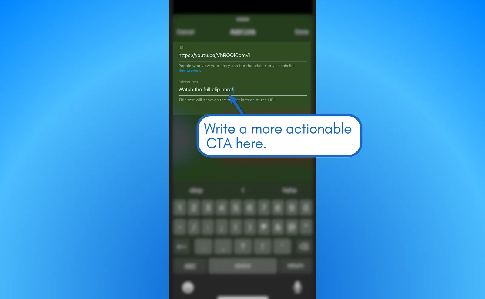 Write more actionable CTA.
