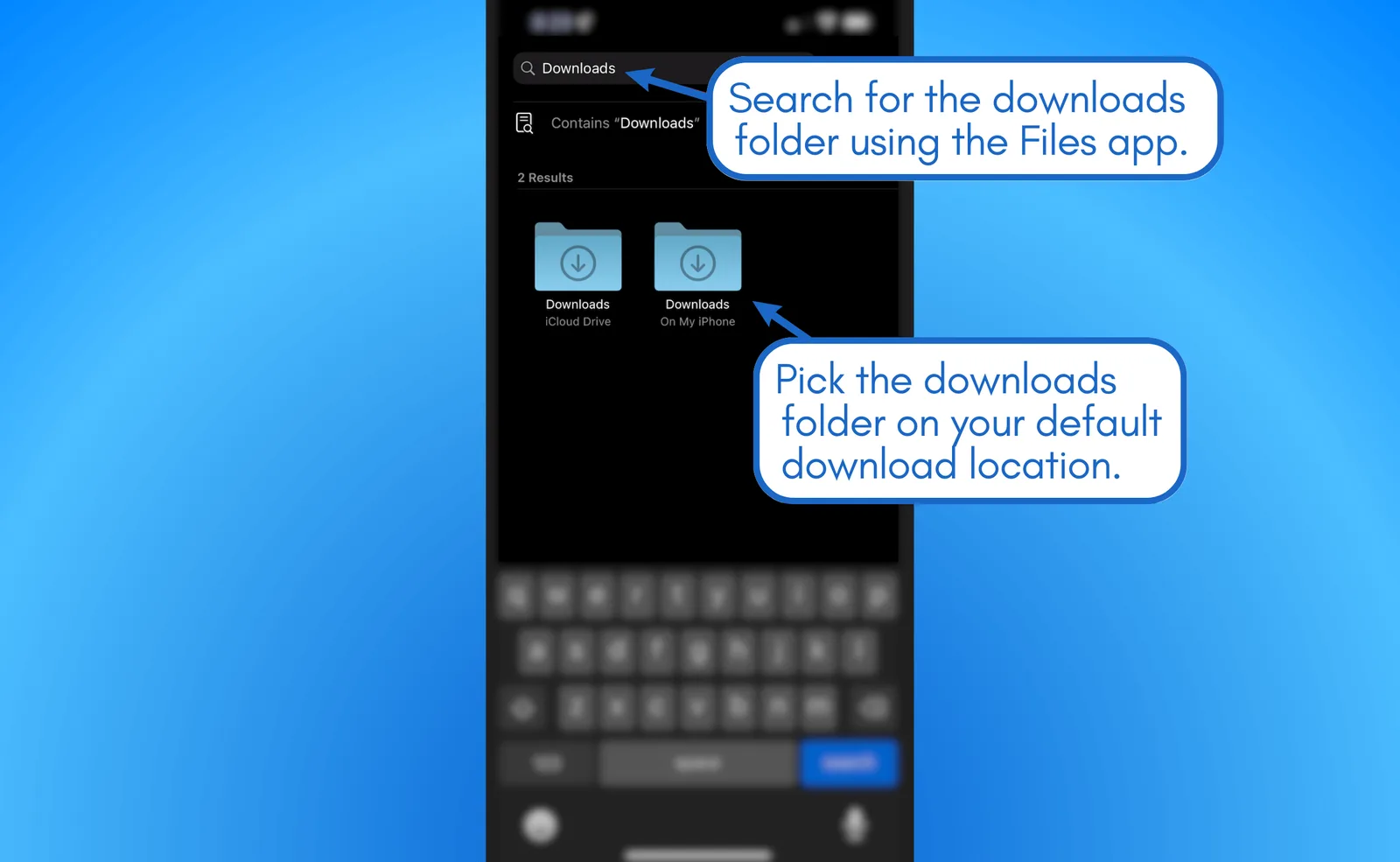 Search for the downloads.