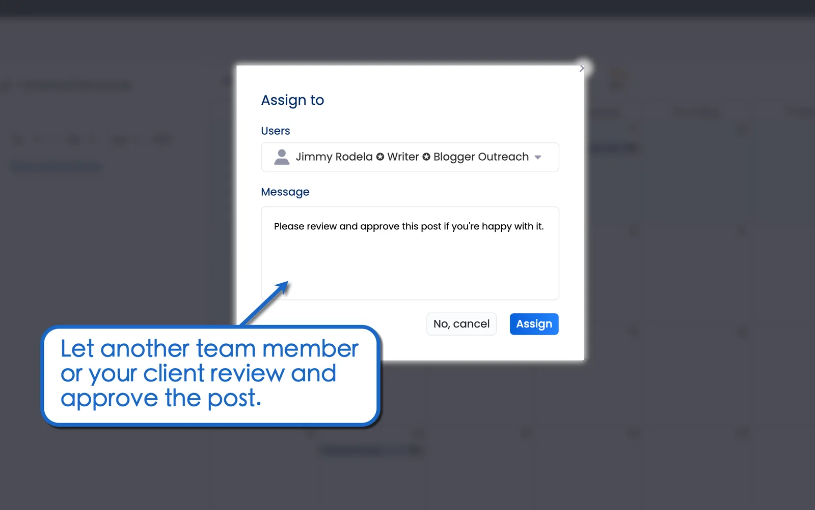 Create an internal approval workflow in Vista Social.