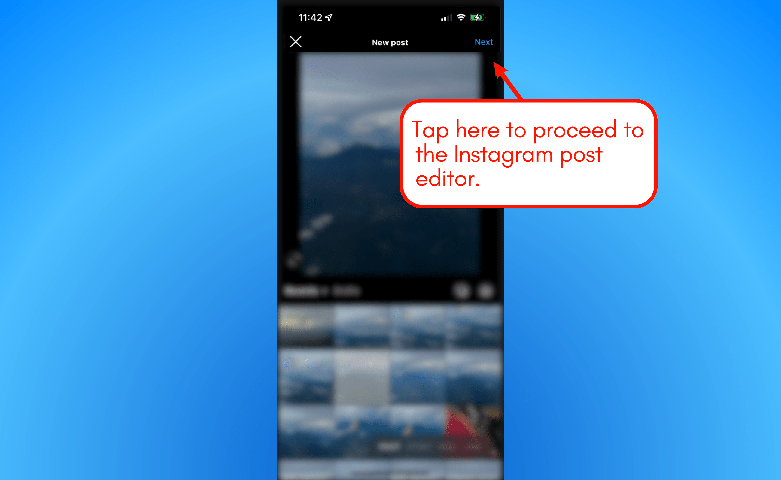 Edit your Instagram post.