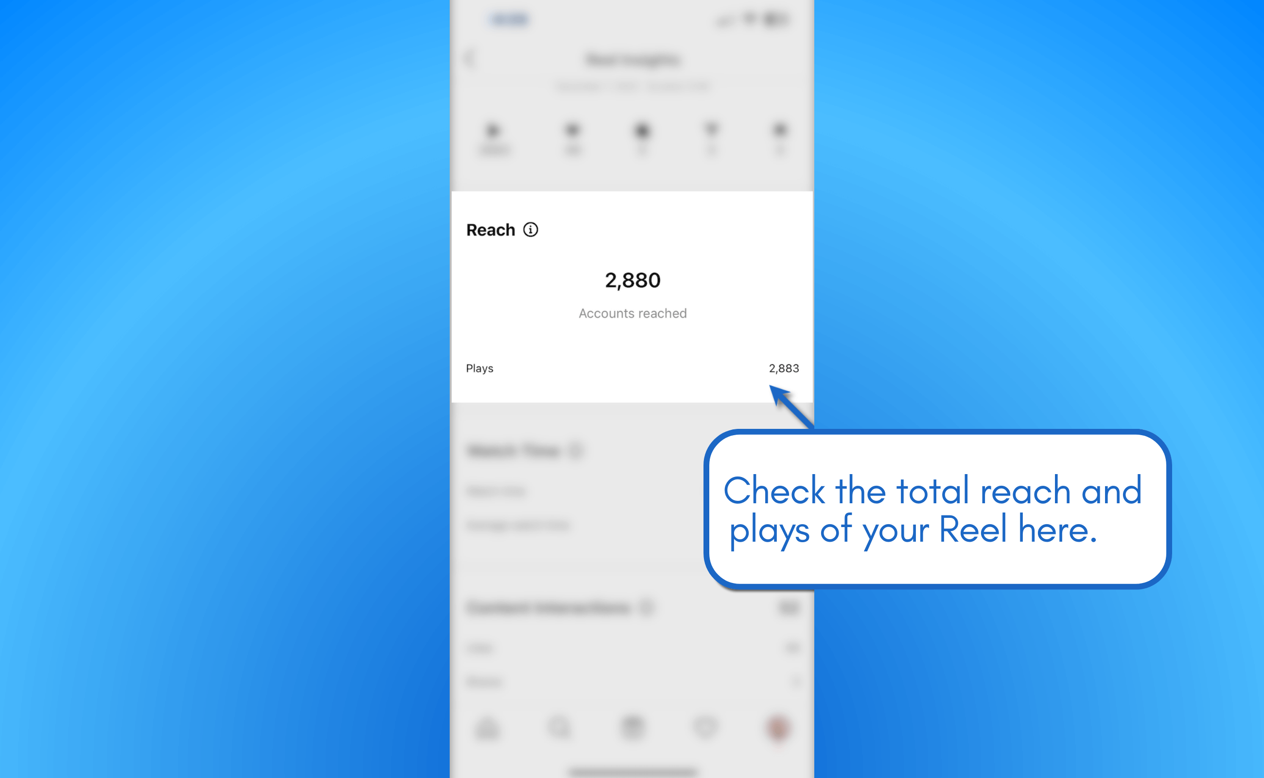 Check the number of reach.