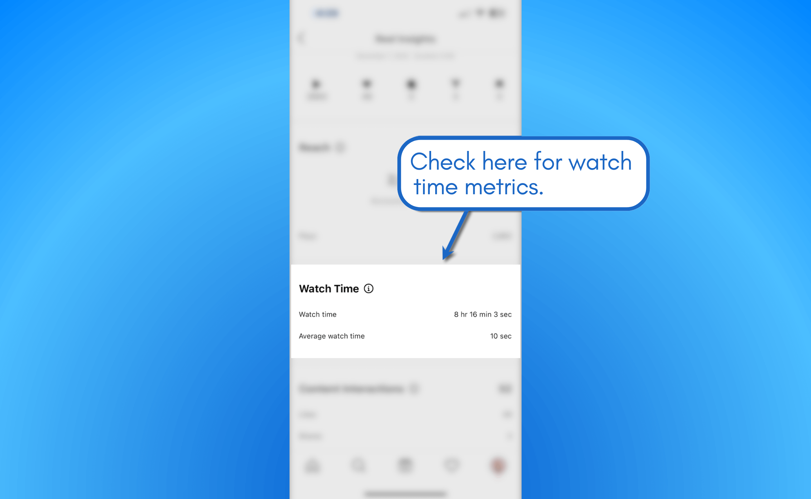 Check time metrics.