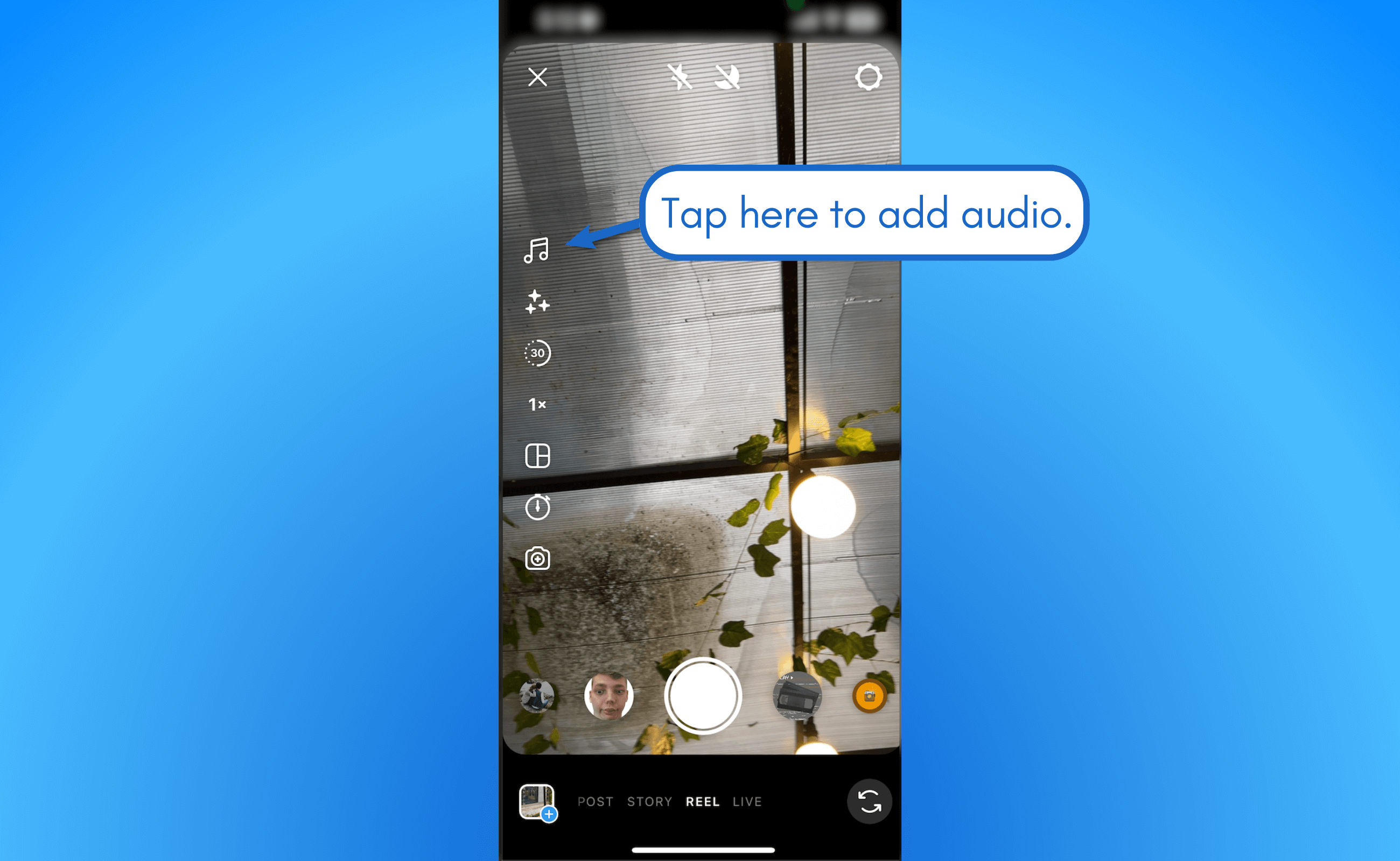 Add audio.