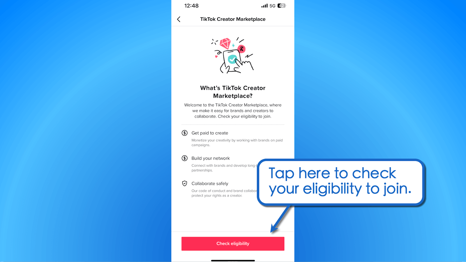Check if your eligibility to join.