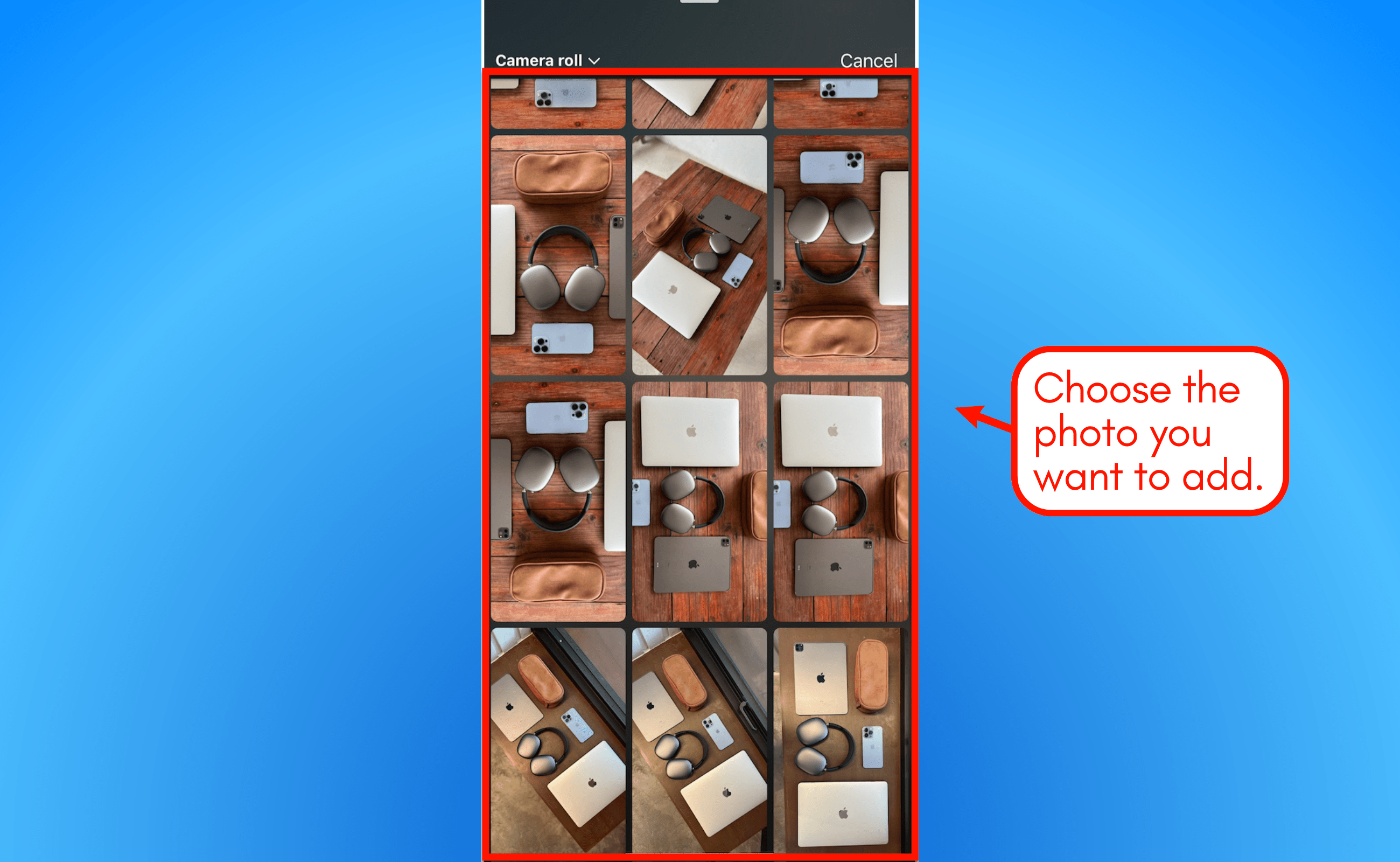 Screenshot of Instagram Photos .
