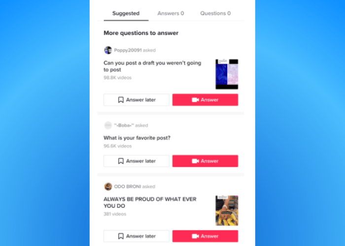 Screenshot of TikTok Creator tools.