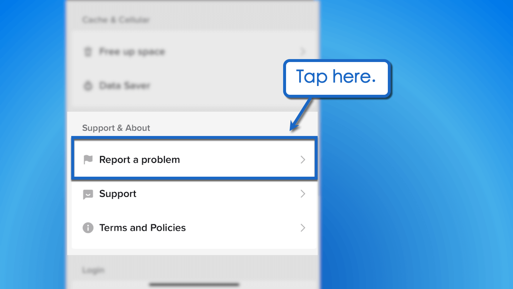 how to make playlists on TikTok: Tap Report a problem.